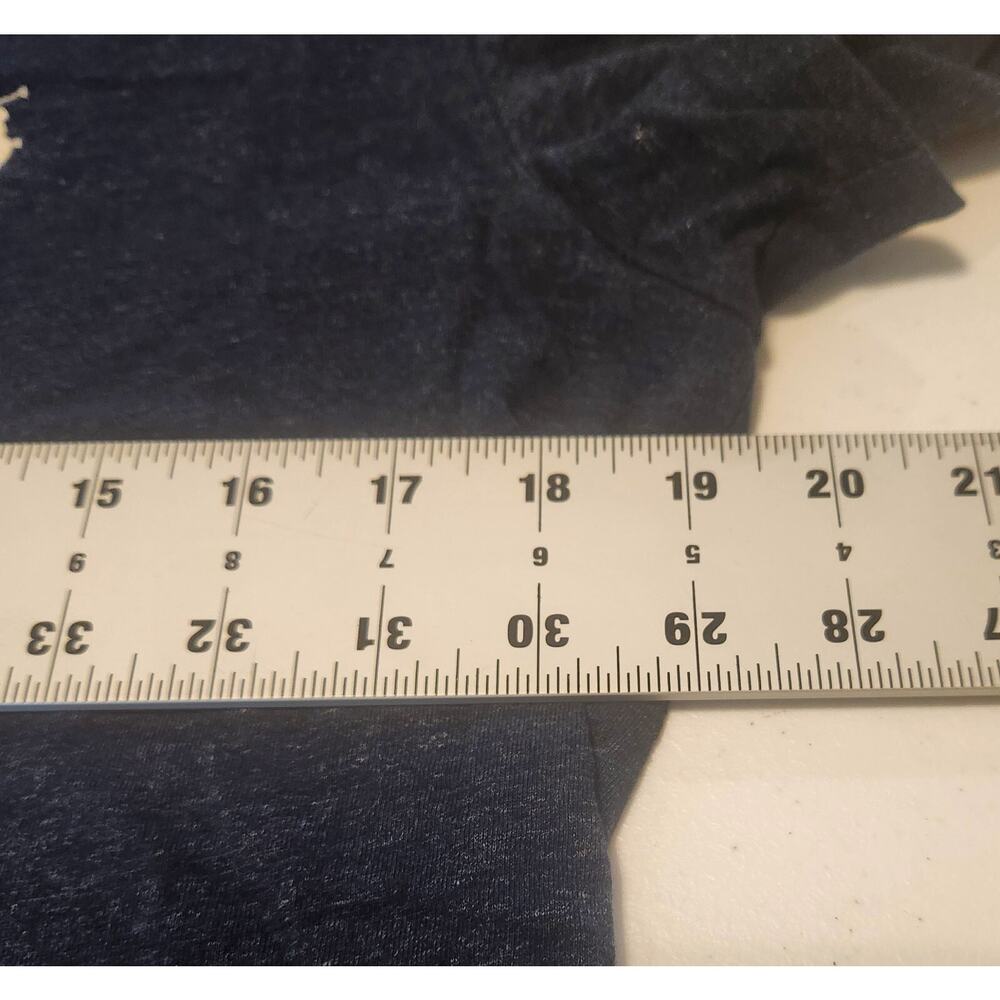 POLO Ralph Lauren Men's S Navy Blue Short Sleeve White Pony LOGO T Shirt - Picture 7 of 8